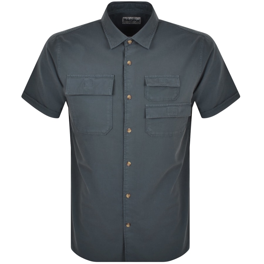 Barbour grey shirt deals